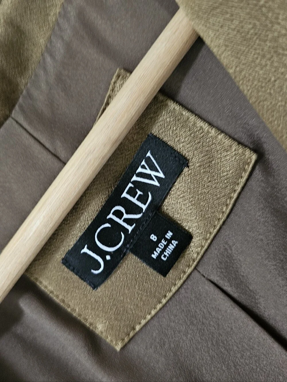 J. Crew Gold Metallic Blazer Sz 8